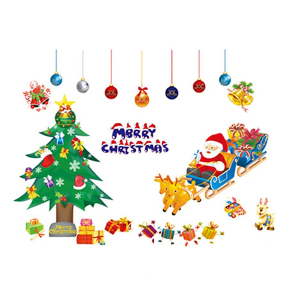 70cm*50cm Christmas Cool Home Decor Wall Window Sticker Decal