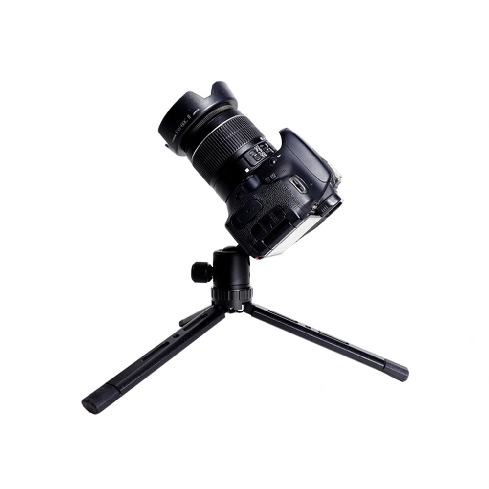 Mini Ball Head 1/4 Inch Thread Mount Camera Tripod Ballhead DSLR Camera Mount Stand for Camera Tripod (Black)