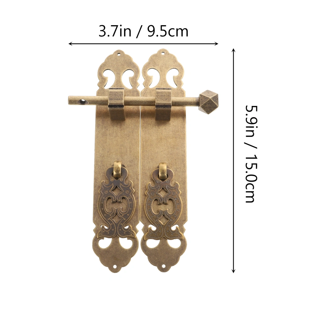 1 Set Antique Door Handle Chinese Style Door Handle Cabinet Knobs Handles