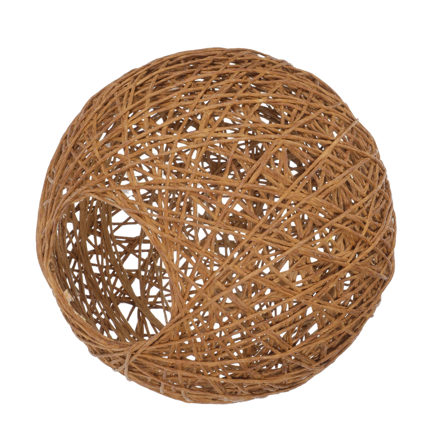 Rattan Woven Lampshade Ball Shape Ceiling Light Cover Table Light Cover Lamp Accessories
