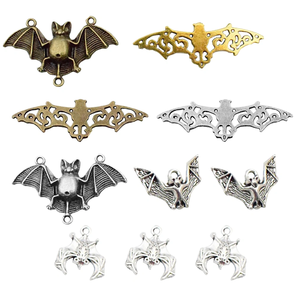 36pcs Bat Design Pendants Charms Creative DIY Jewelry Making Accessories for Necklace Bracelet (Mixed Style)