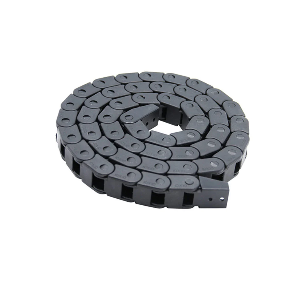 Semi-Enclosed Interior Opening Nylon Drag Chain Towline Printer Accessory for 3D Printers (1Mx10x15)
