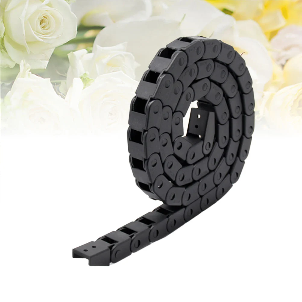 Semi-Enclosed Interior Opening Nylon Drag Chain Towline Printer Accessory for 3D Printers (1Mx10x15)