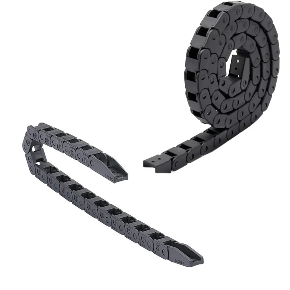Semi-Enclosed Interior Opening Nylon Drag Chain Towline Printer Accessory for 3D Printers (1Mx10x15)
