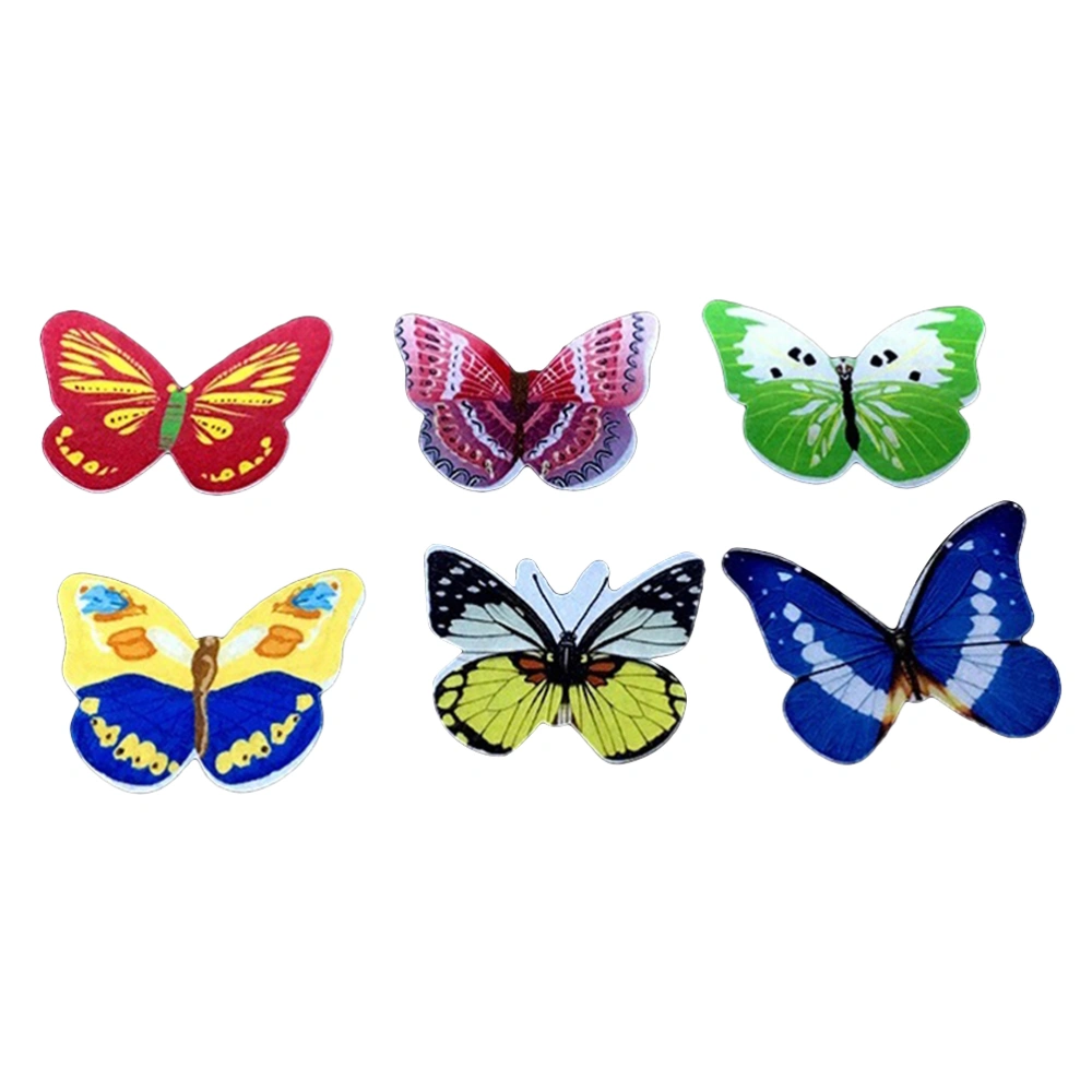 120 Pcs Cake Decoration Dish Decorations Wafer Paper Butterflies Cake Toppers for Wedding Cakes Desserts 