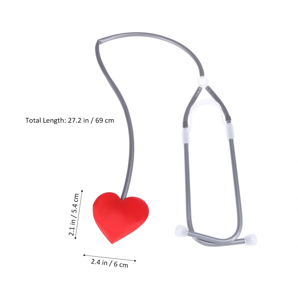 Love Heart Stethoscope Fun  Costume Prop Costume Prop Kids Funny Party Decoration Supplies