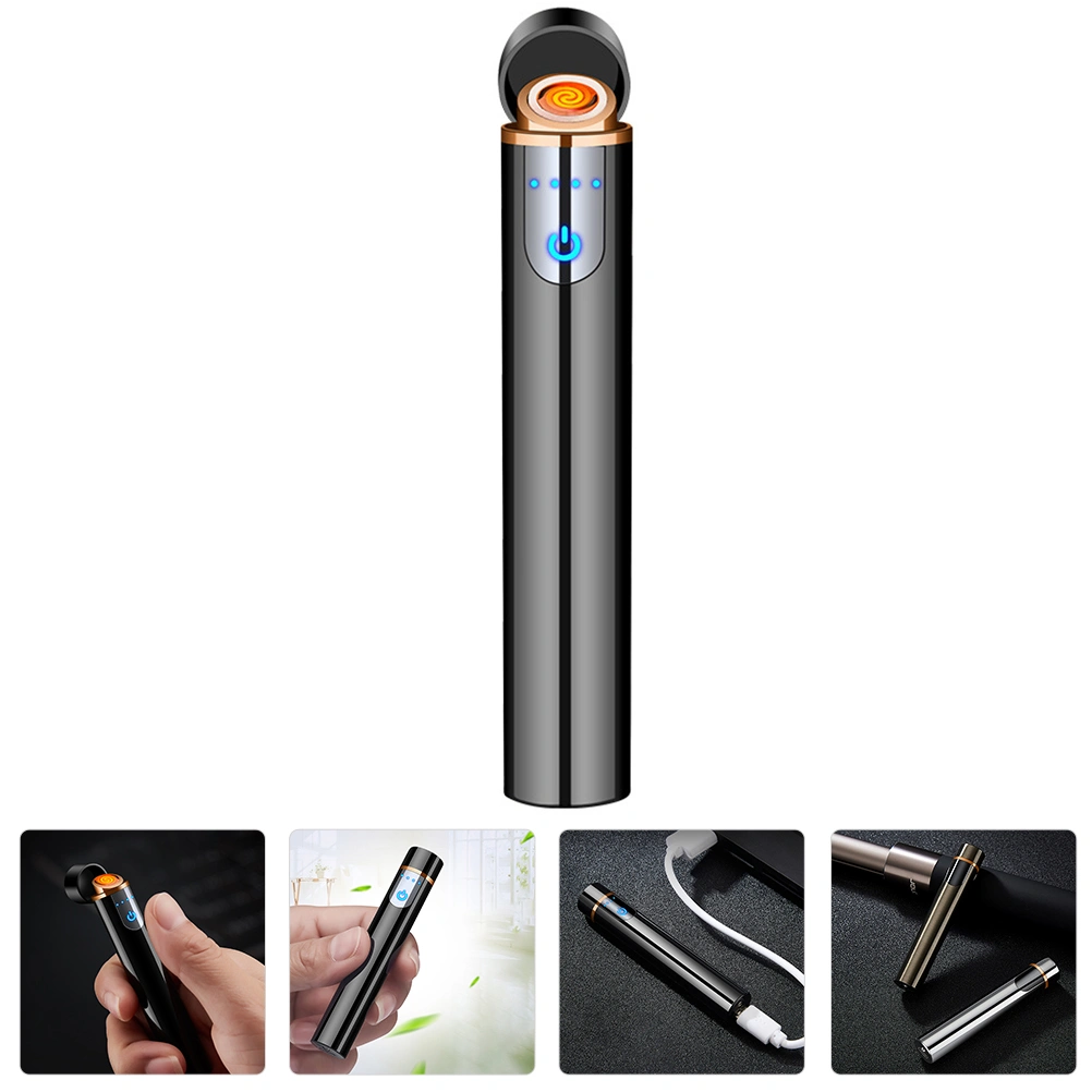 1 set Portable USB Charging Touch Control Cigarette Lighter Mini Cigar Lighter