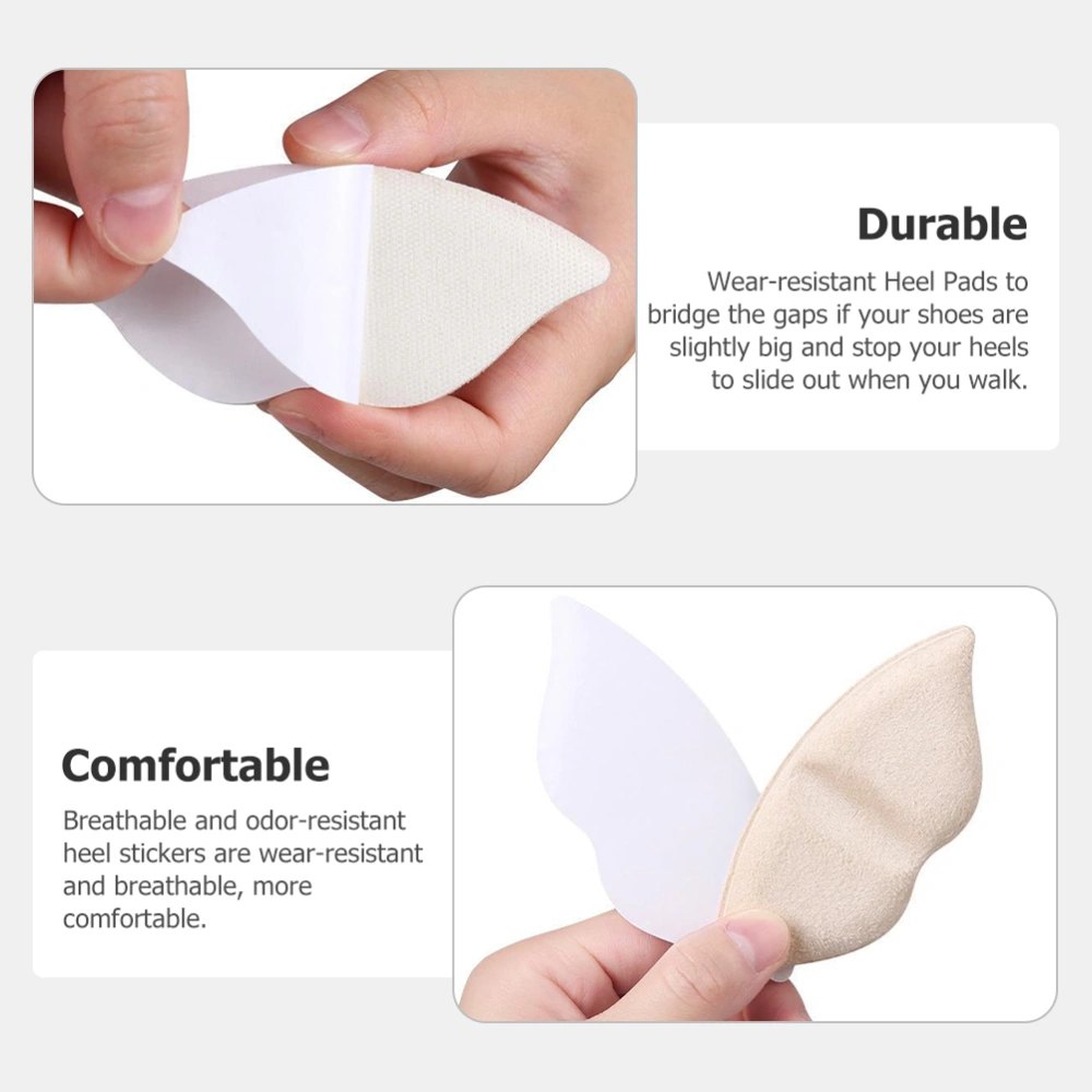 4 Pairs of Self-adhesive Invisible Shoe Pads Anti-wear Heel Cushions Supple High Heel Pads