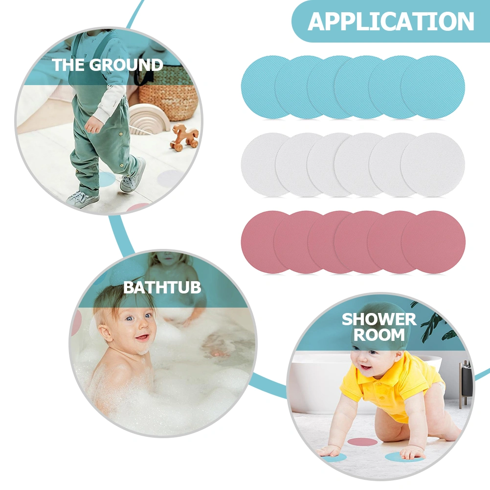 18Pcs Anti-Slip Shower Stickers Safety Bathtub Strips Shower Stairs Adhesive Decals