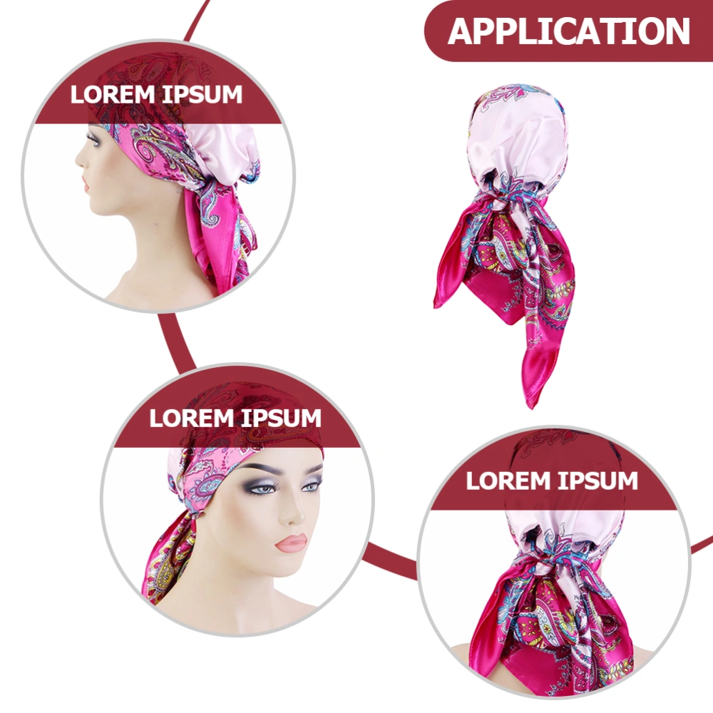 Head Scarf Women Hair Sleeping Wrap Hair Scarf for Women Satin Head Scarf