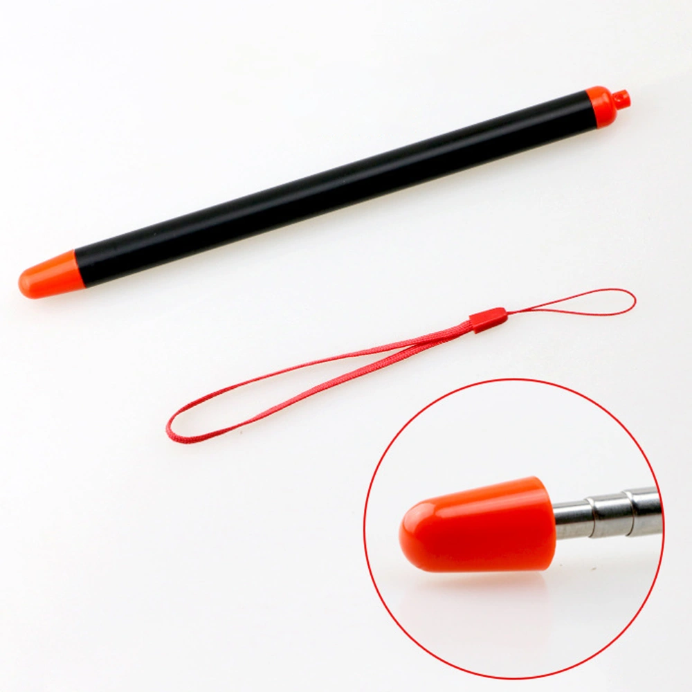 Teaching Wand Stainless Steel Red Tip Flexible Guide Teaching Wand for School Houses (1.2 Meters As Shown)