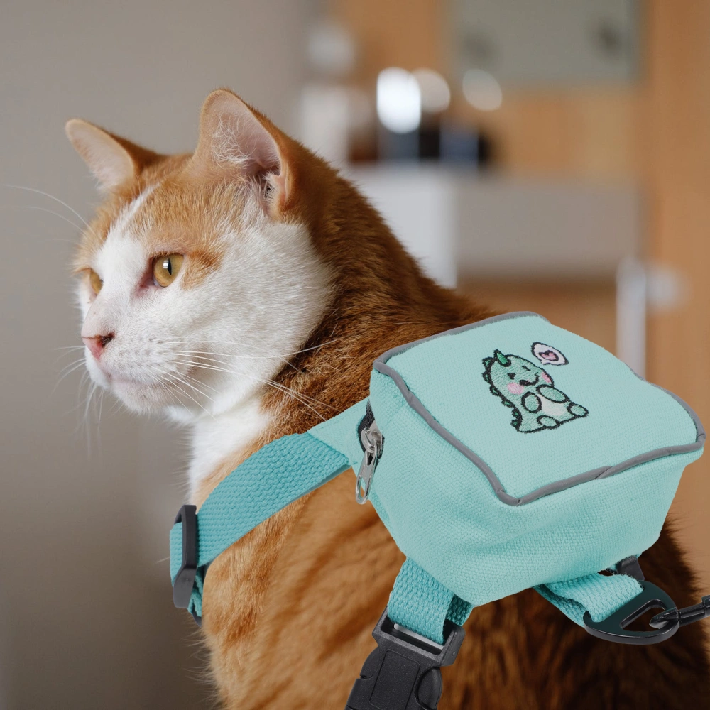 Dog Backpack Harness Cat Harness and Leash Outdoor Cat Leash Backpack Pet Harness