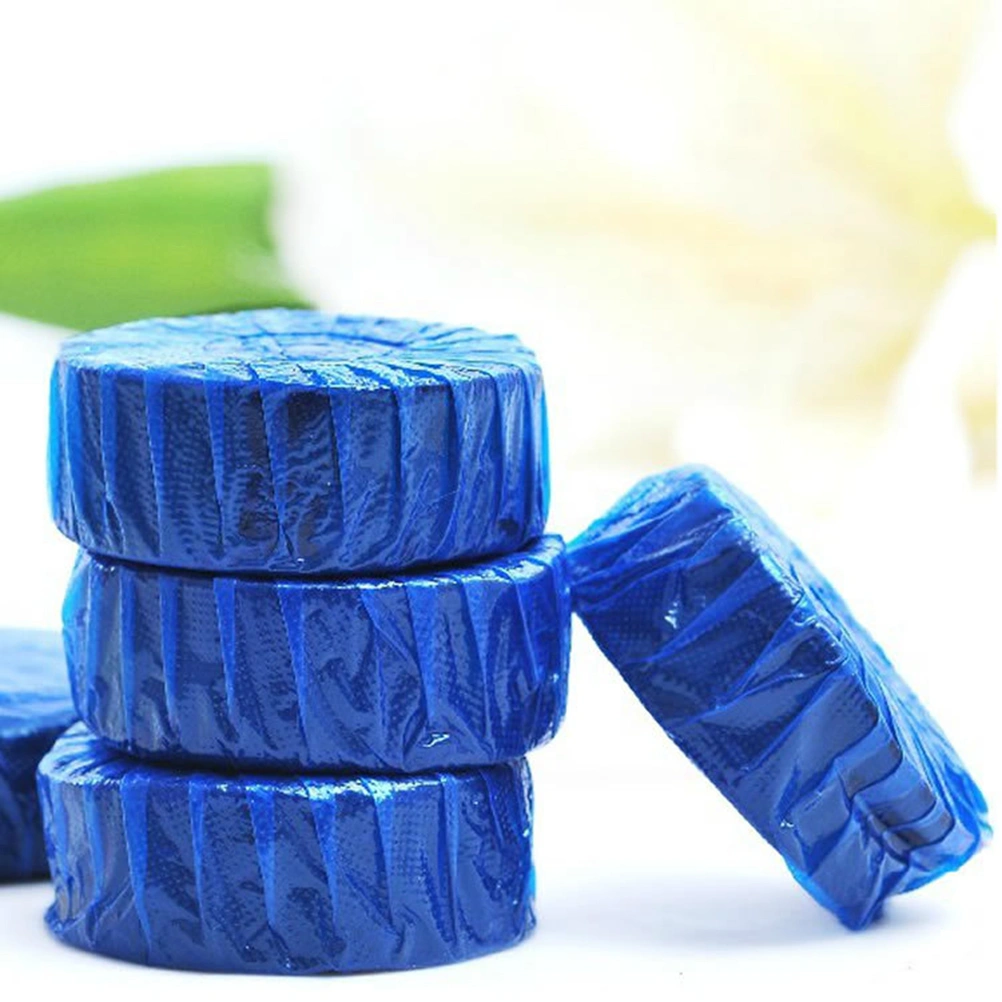 10PCS Antibacterial Blue Automatic Toilet Bowl Bathroom Cleaner Tablets
