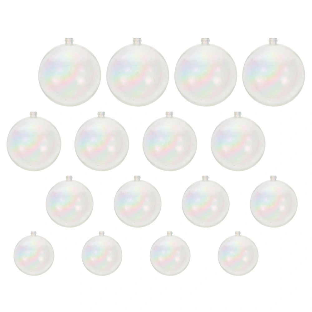 16Pcs Balls Cake Toppers Birthday Cake Ornaments Simple Party Colored Ball Decors