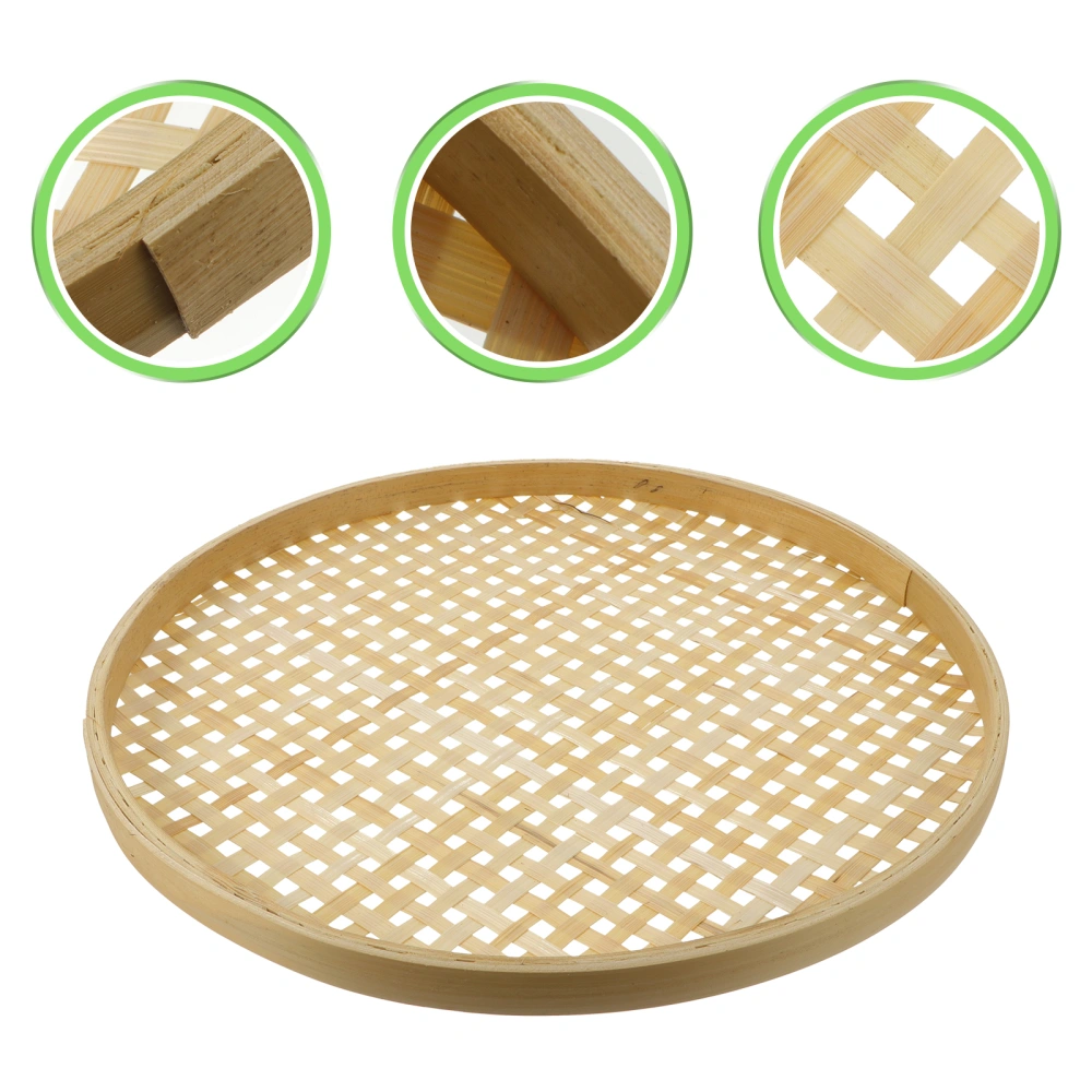 Bamboo Weaving Sieve Premium Bamboo Sieve Multi-functional Bamboo Sieve