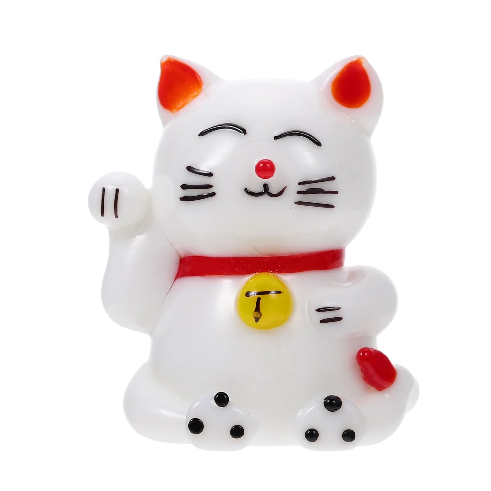 Exquisite Fortune Cat Shaped Decor Small Fortune Cat Ornament Home Decor