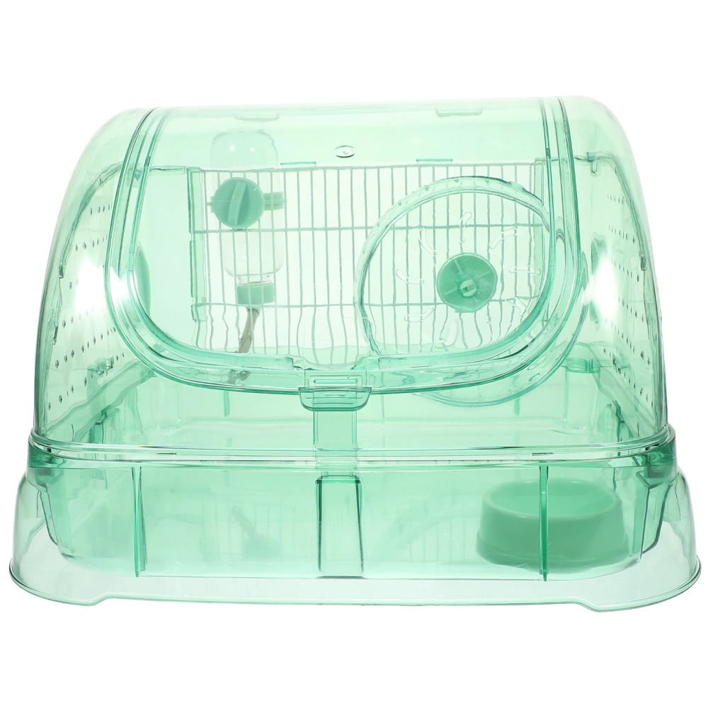 1 Set of Household Hamster Cage Acrylic Hamster Box Breathable Hamster House Hamster Supply