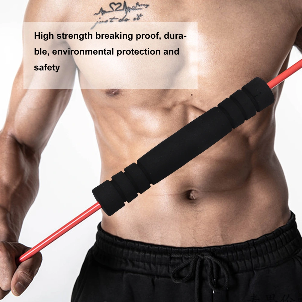 1pc Vibrating Fitness Bar Anti-slip Handheld Training Stick Home Fitness Rod