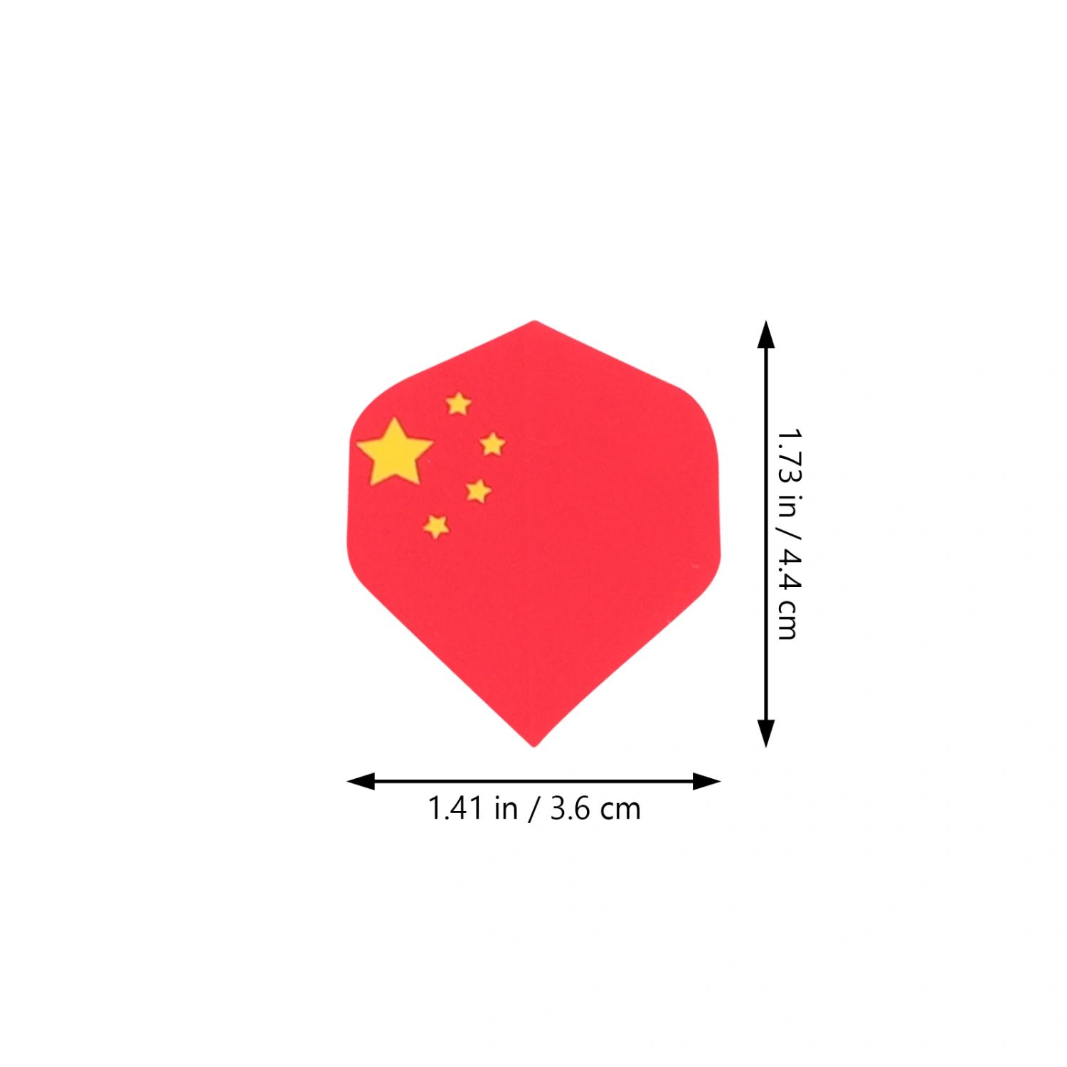 80Pcs Decorative Dart Flights National Flag Pattern Dart Flights Professional Dart Tails