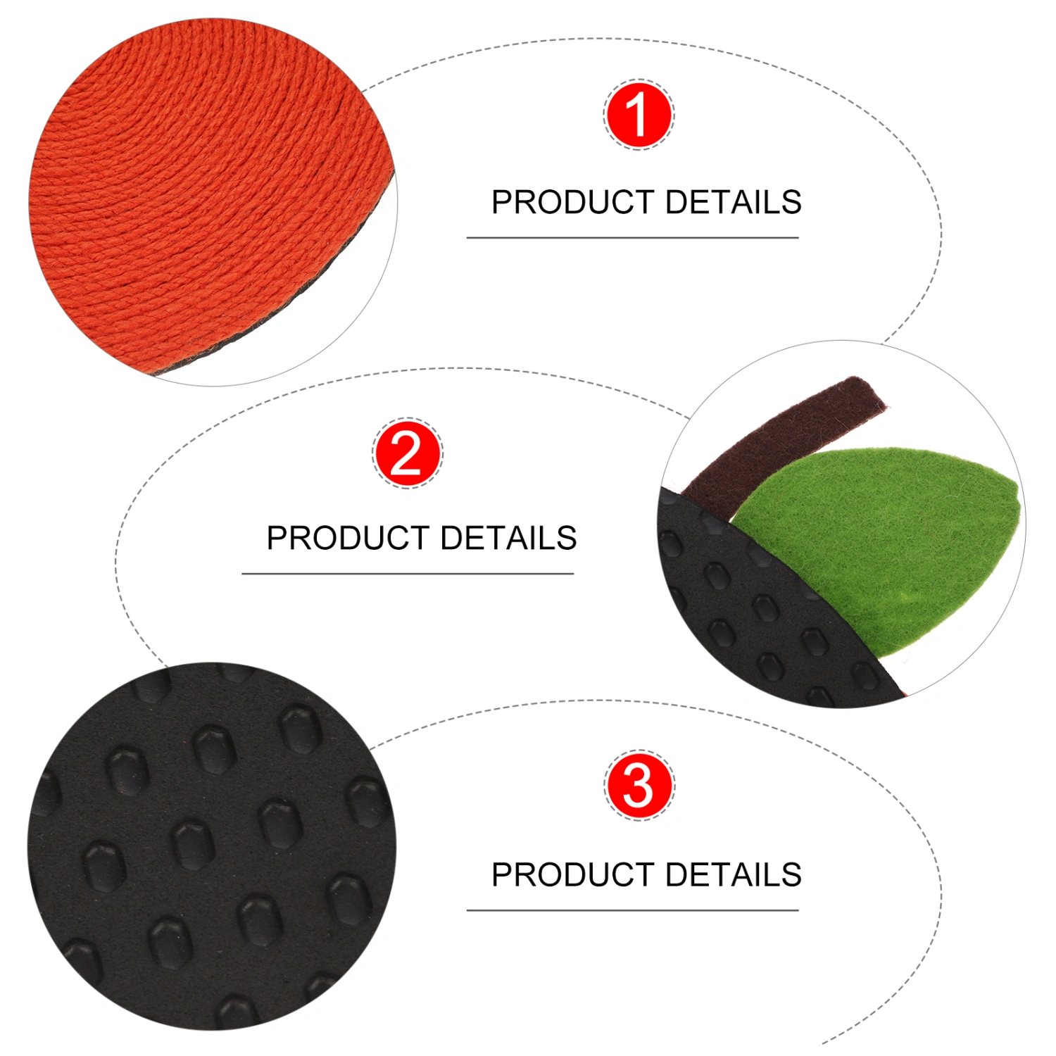 1Pc Cat Scratching Mat Cat Scratcher Pad Orange Shaped Scratching Board