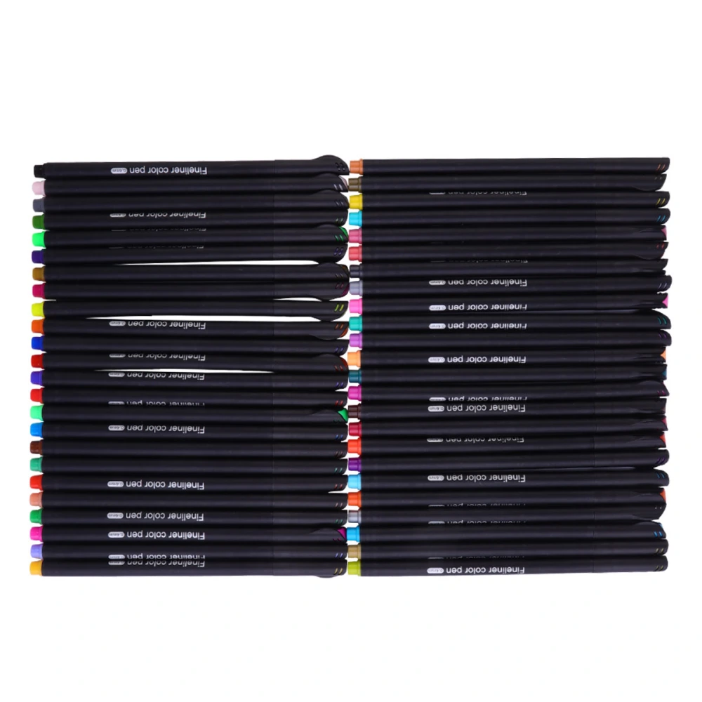 48pcs 0.4mm Colorful Neutral Marker Pen Hook Line Pen  for School Office