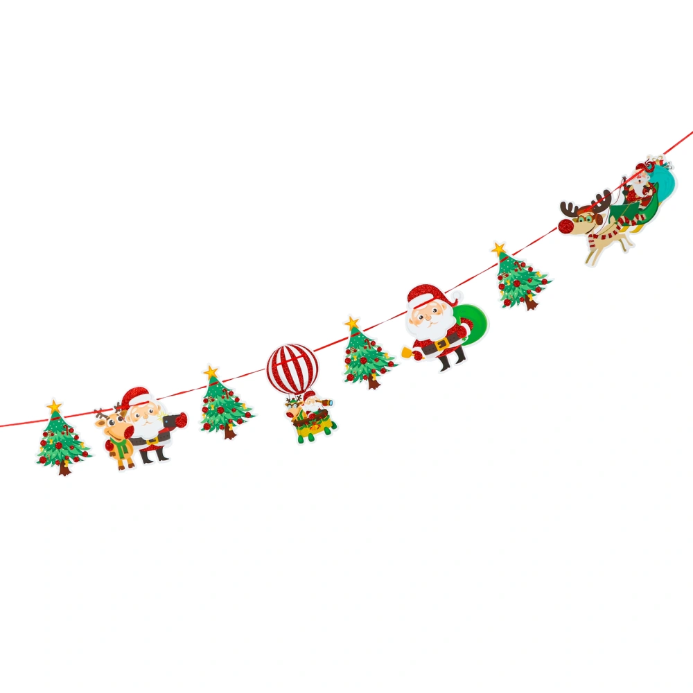 Christmas Hanging Banner Christmas Party Hanging Decor Room Layout Decor