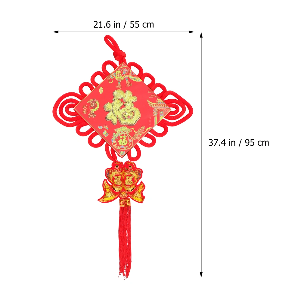 Chinese Knot Tassel New Year Decoration Traditional Oriental Pendant Ornaments