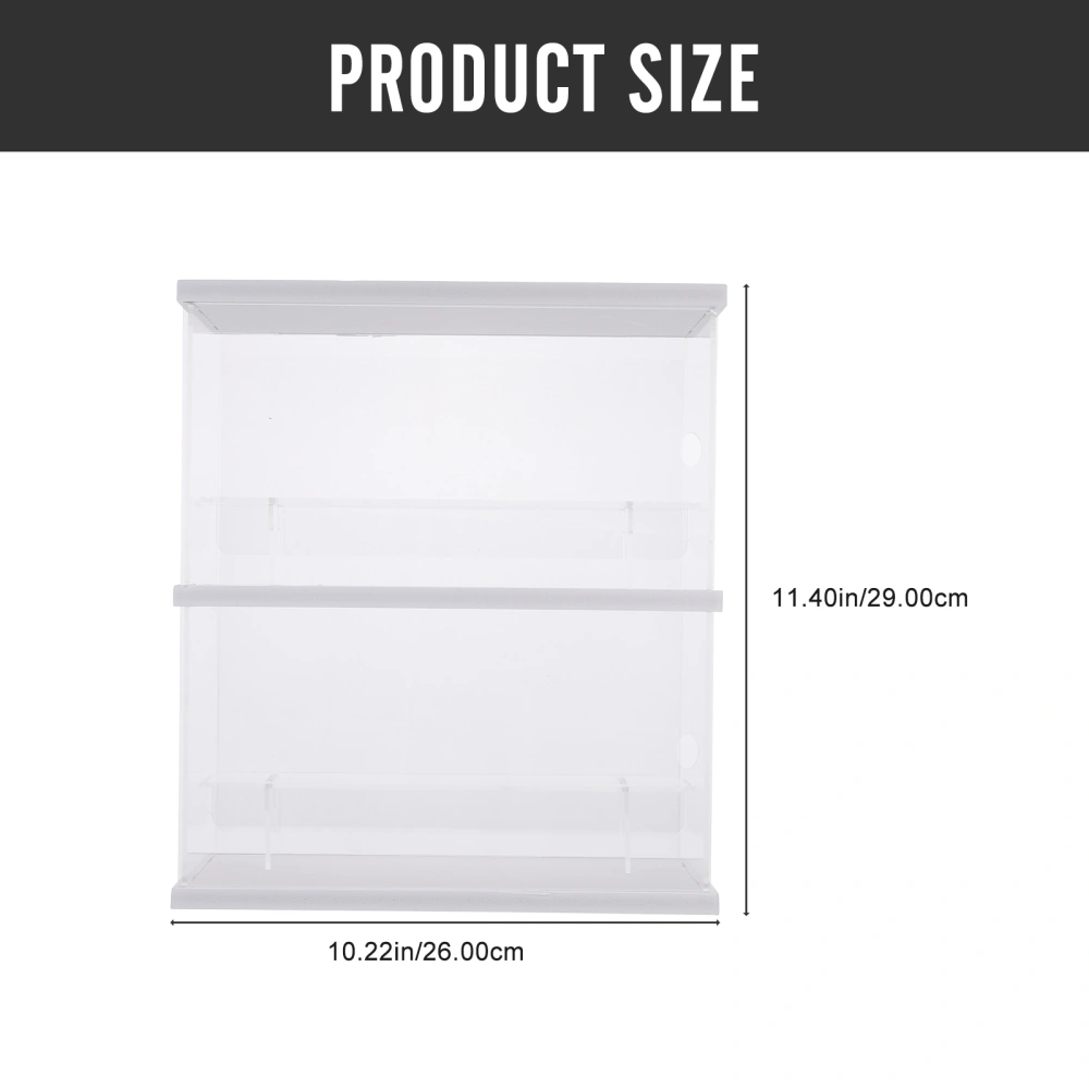 Acrylic Display Case Dustproof Display Box Acrylic Model Display Stand for Home