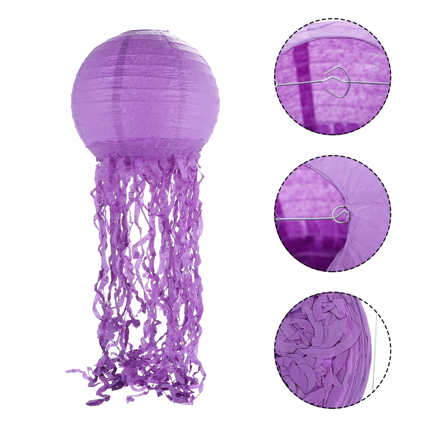 Jellyfish Shaped Lantern Birthday Paper Lantern Children's Day Lantern Decor