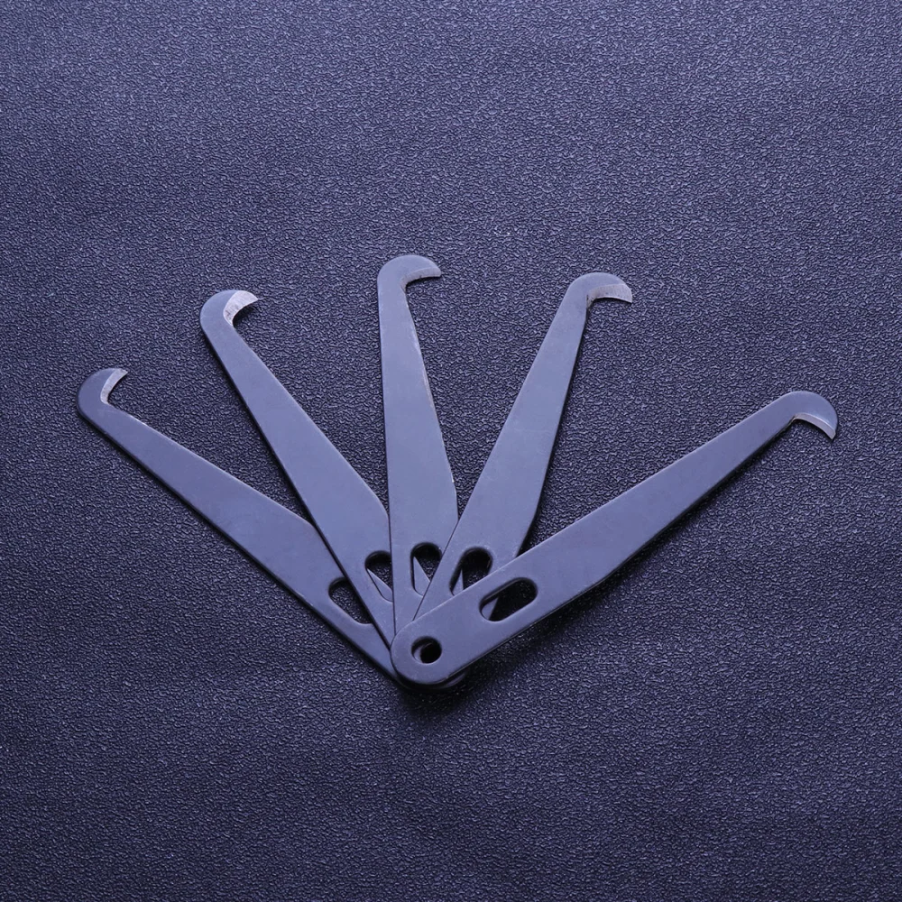 2pcs Steel Gap Hook Dust Removal Old Mortar Cleaning Hand Tools Building Construction Tile Repair Tool with 8pcs