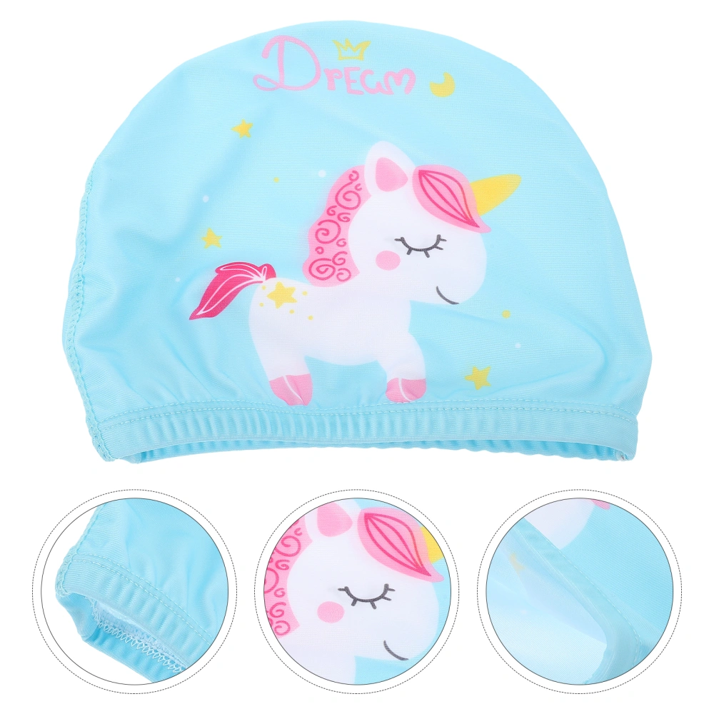 Nylon Swimming Hat Cartoon Pattern Swim Hat Swimming Supplies for Children