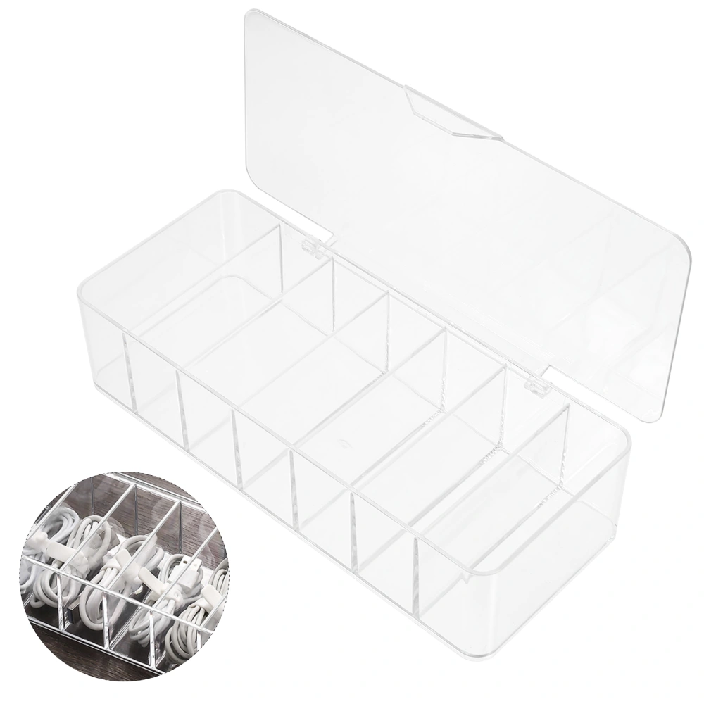 Dust-proof Power Cord Organizer Charger Storage Box Cable Management Box