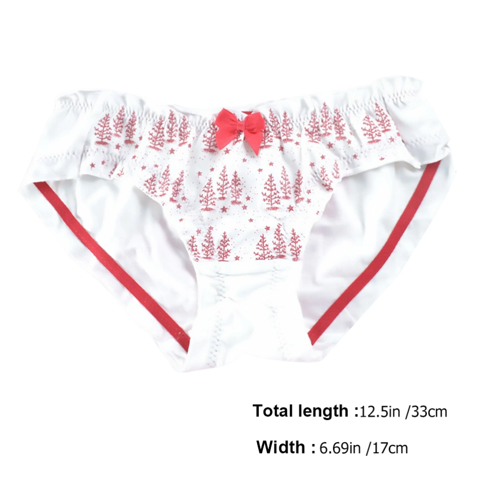 1 Pc Printed Underpants Christmas Underpants Cotton Briefs for Women Wearing