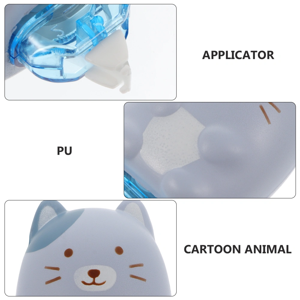 1pc Cartoon Animal Shape Correction Tape Roller Tape Students Stationery Tool