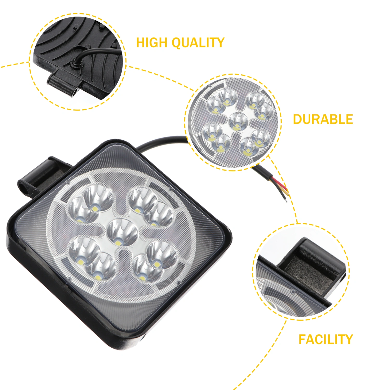 2pcs LED Light Bar 63W LED Fog Light LED Driving Lights Off Road Lights