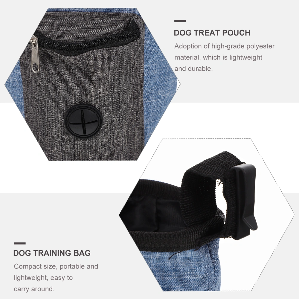 Outdoor Dog Training Bag Portable Dog Treat Storage Bag Polyester Dog Walking Bag