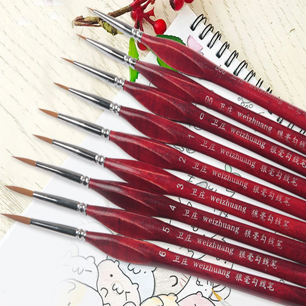 7PCS Fineliner Pen Set Various Size Tip Fine Liner Sketch Drawing Pen for Coloring Book Art Oils Painting Watercolor Projects