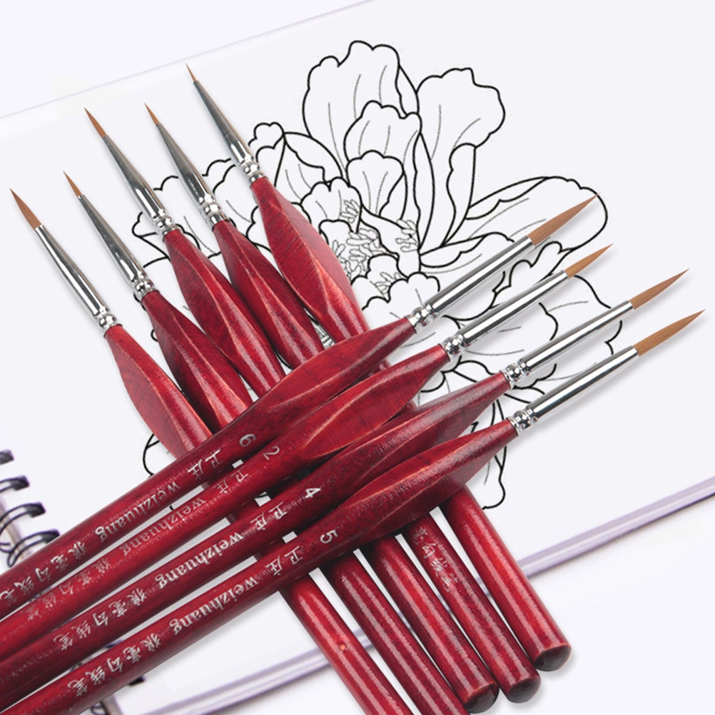 7PCS Fineliner Pen Set Various Size Tip Fine Liner Sketch Drawing Pen for Coloring Book Art Oils Painting Watercolor Projects
