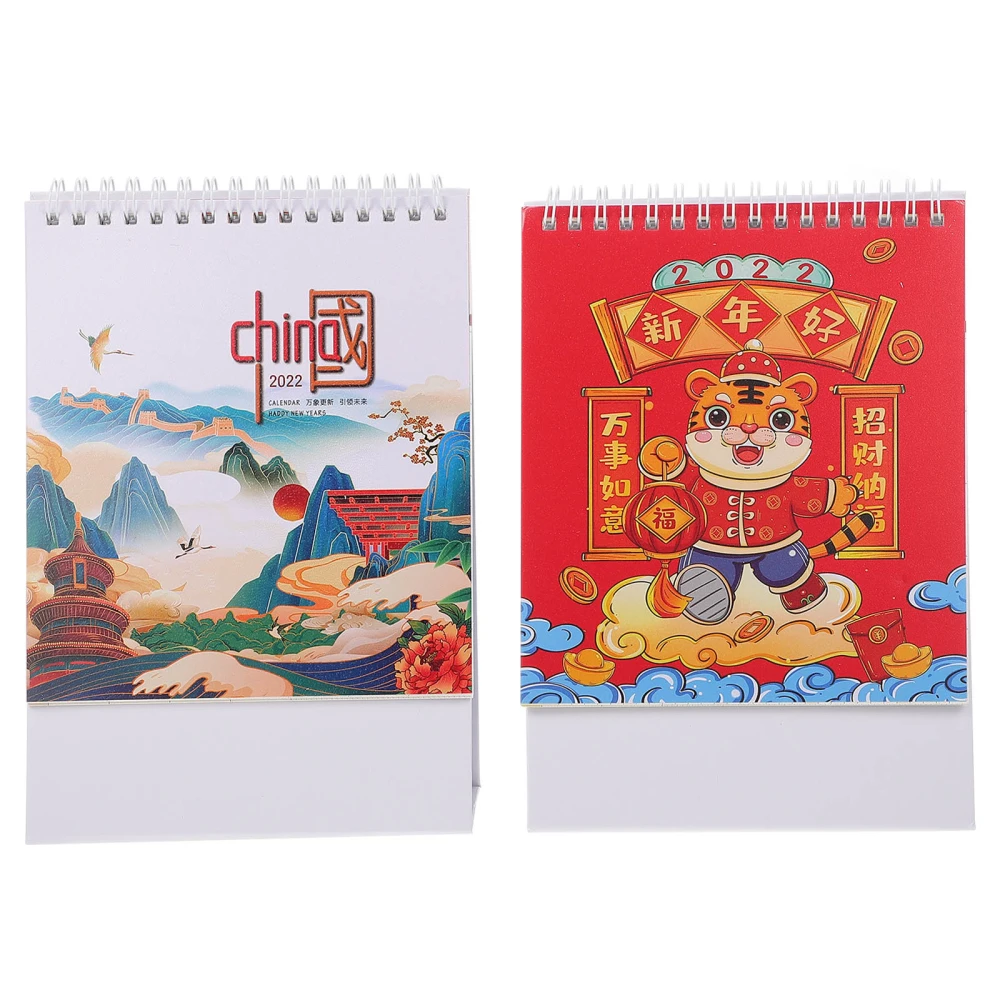 1pc Planner Calendar Creative 2022 Calendar Desktop Calendar Office Stationery