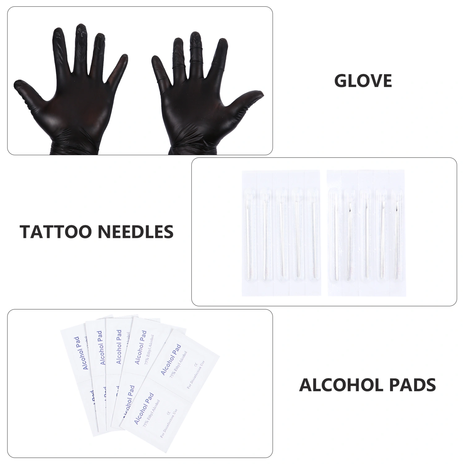 1 Set/47pcs Body Piercing Kit Labret Belly Ring Ear-stud Puncture Tools
