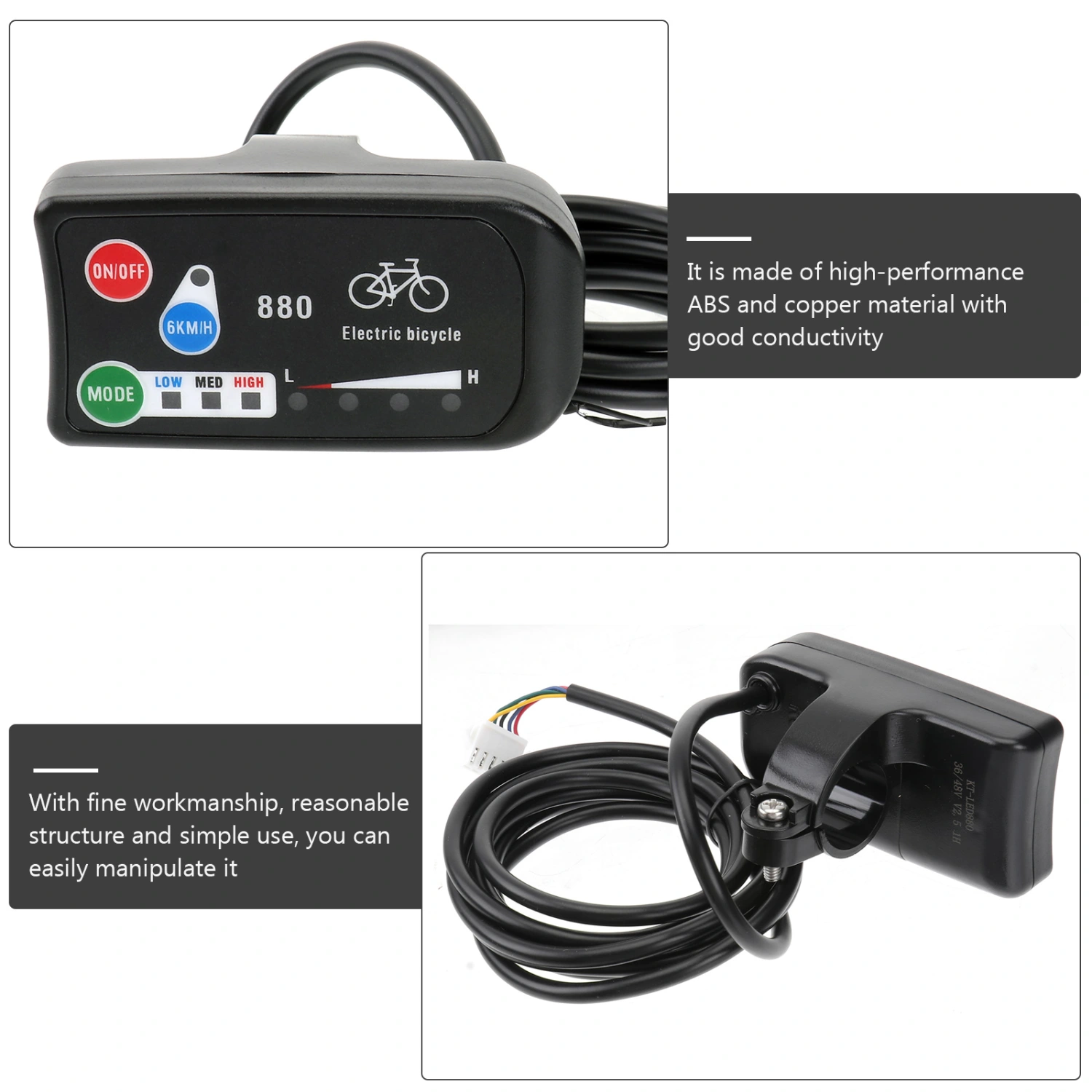 1pc Mountain Bike Display Panel Bike Control Panel Display Control Panel