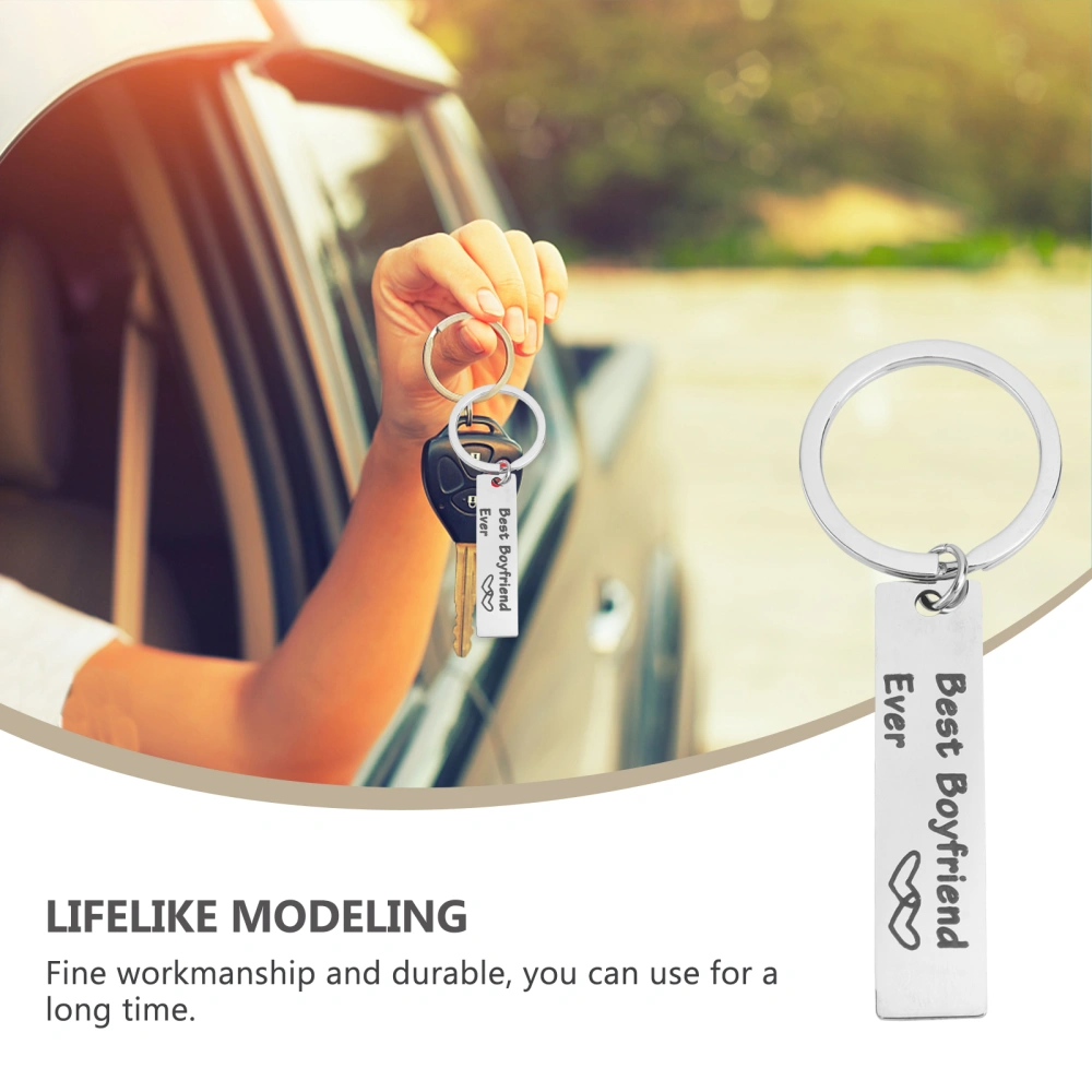 2Pcs Car Key Ring Creative Key Ring Key Decor Key Pendant Alloy Key Ring