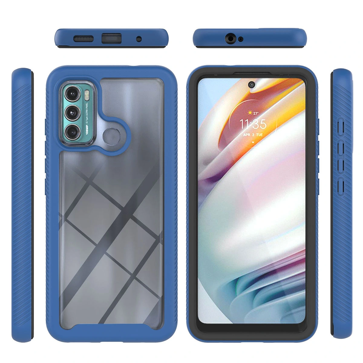 1pc Protective Phone Case Excellent Phone Cover Phone Protector Compatible for Moto G60