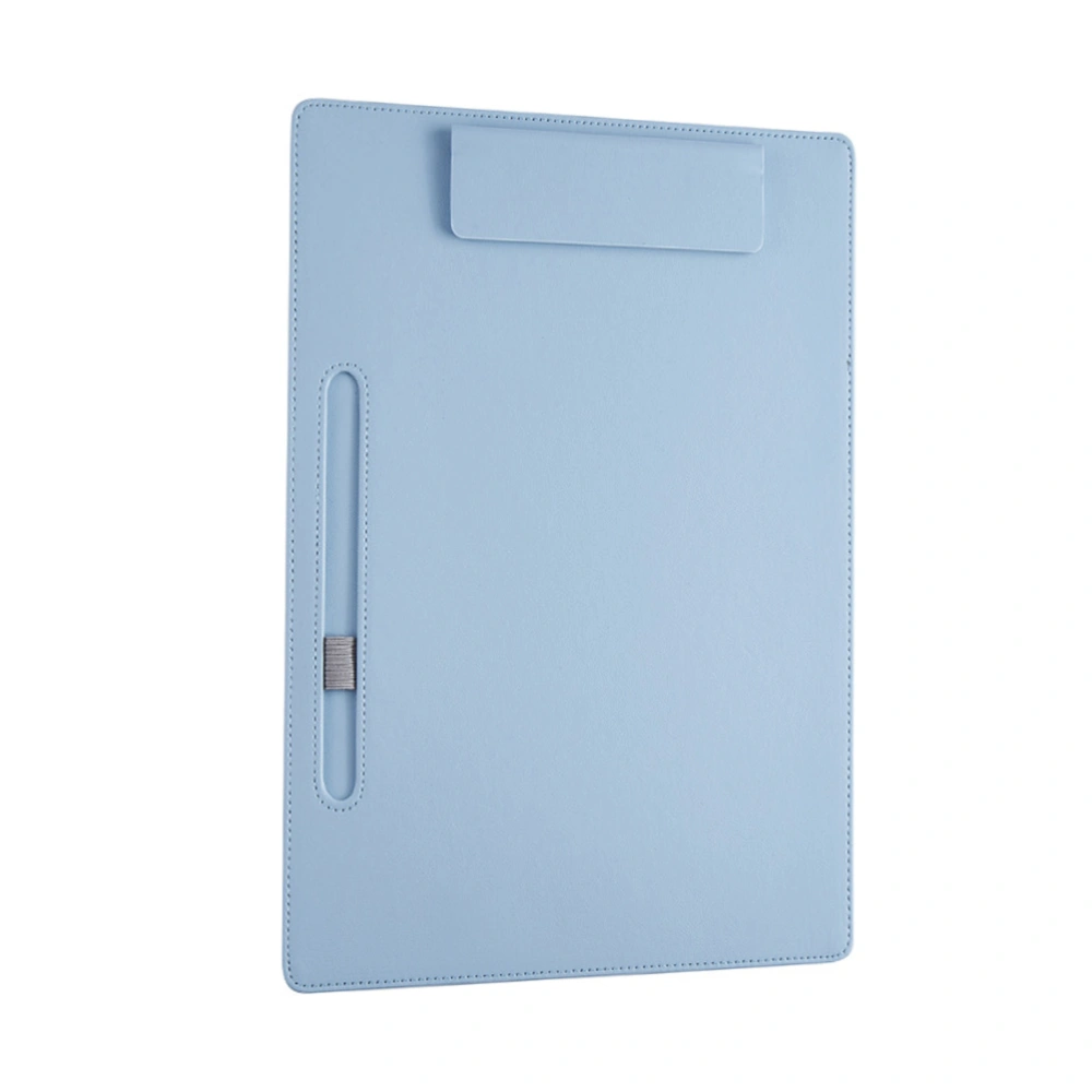 1pc Paper Clipboard Clip Board A4 File Holder for Daily Use (Sky-blue)