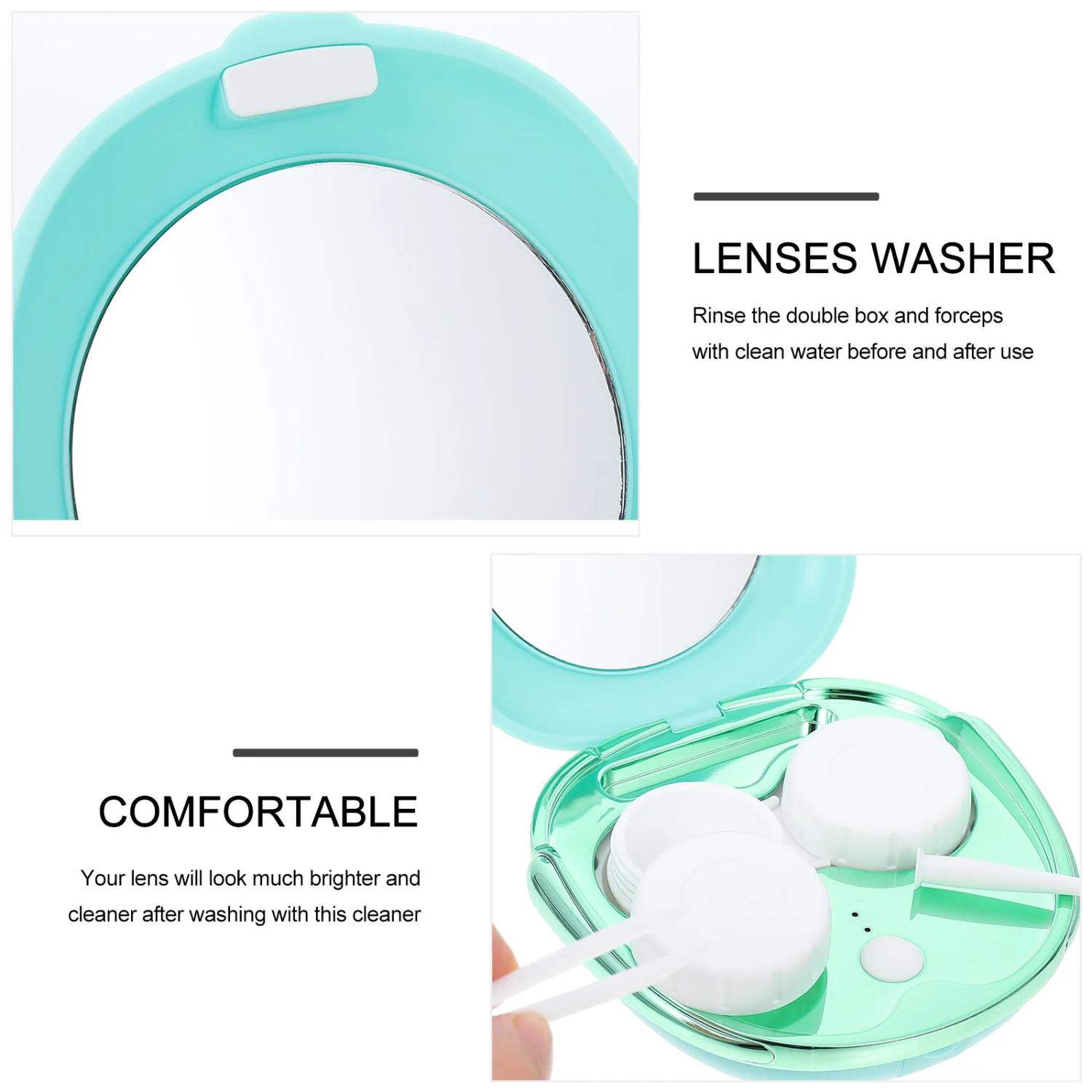 1pc Portable Electric Lens Cleaner Useful Automatic Lenses Cleaning Tool
