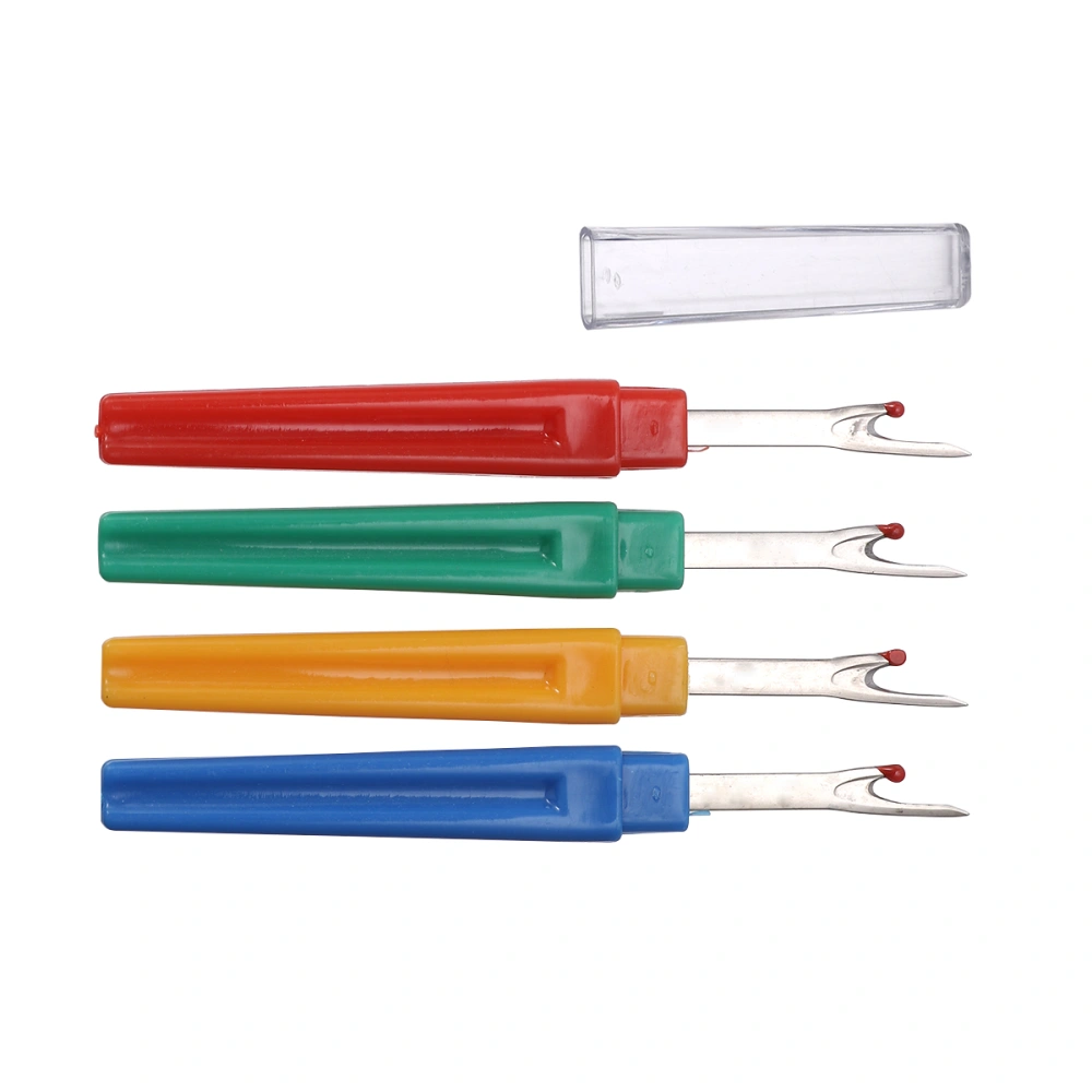 12cm Embroidery Tools Disconnector Release Seam Ripper Stitch Unpicker With Plastic Handle Thread Cutter DIY Sewing Remover