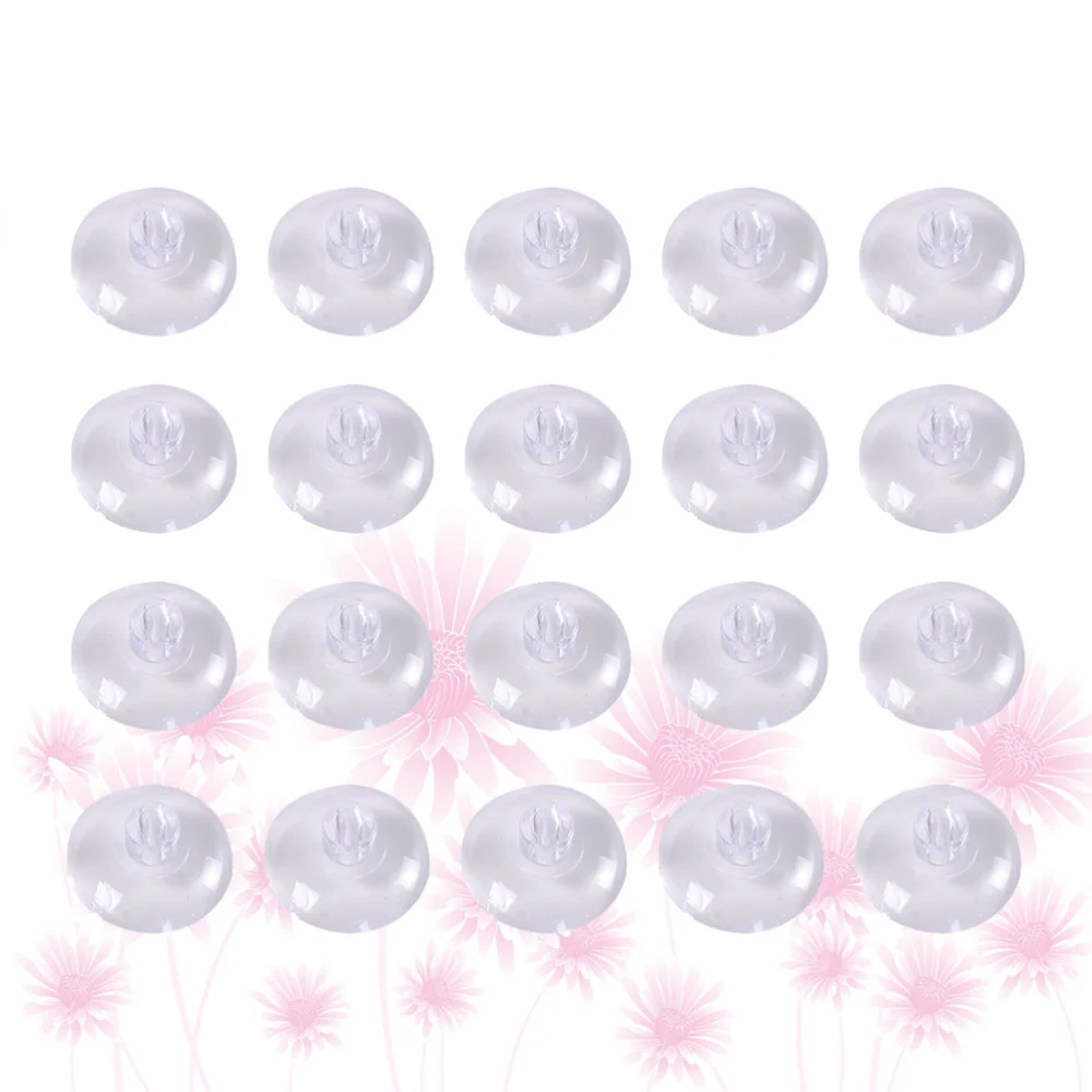 200PCS Clear Silicone Ear Pin Safety Backs Comfortable Ear Stud Stoppers Replacement for Earring Accessories