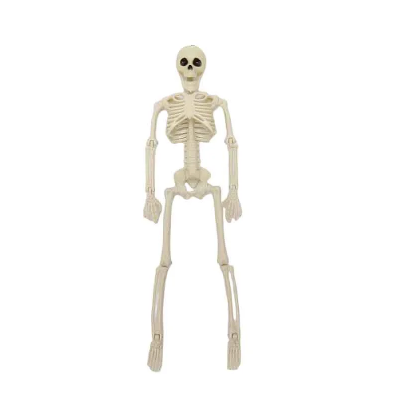 Halloween Skeleton Decoration Simulated Human Skeleton Statue Halloween Party Layout Decor