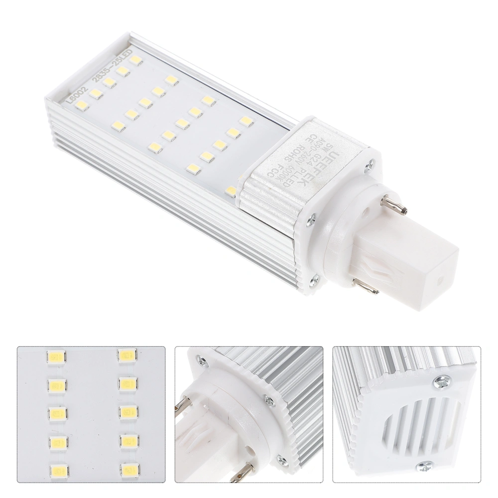 5W G24 LED Energy Saving Lamp to Fit All Fish Pod and Fish Box Aquariums (White Light)