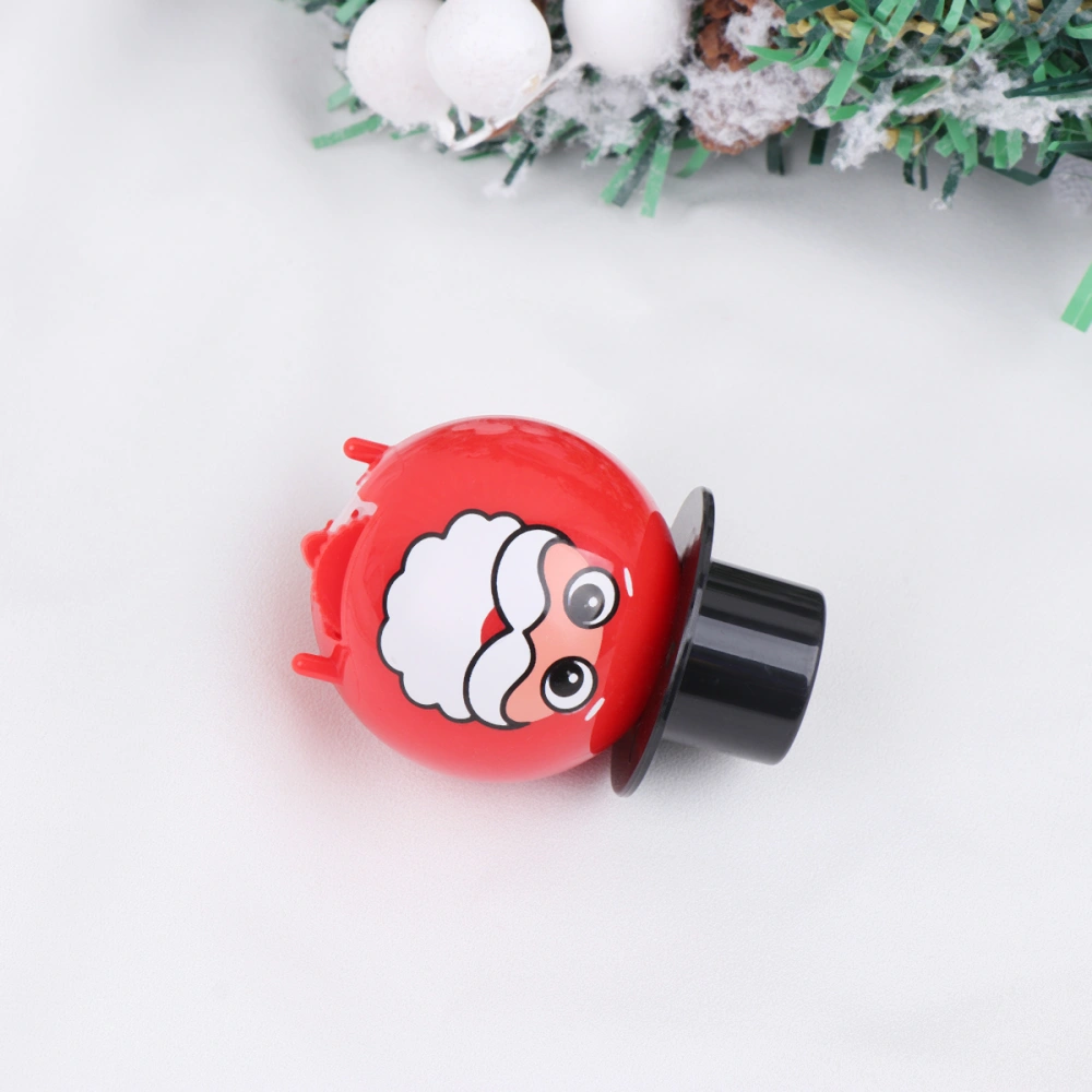 2pcs Christmas Gift Whirl Model Props Santa Clockwork Toys Wind-up Toys Party Favors Party Supplies for Kids Child(Random and Assorted 2 Pattern)